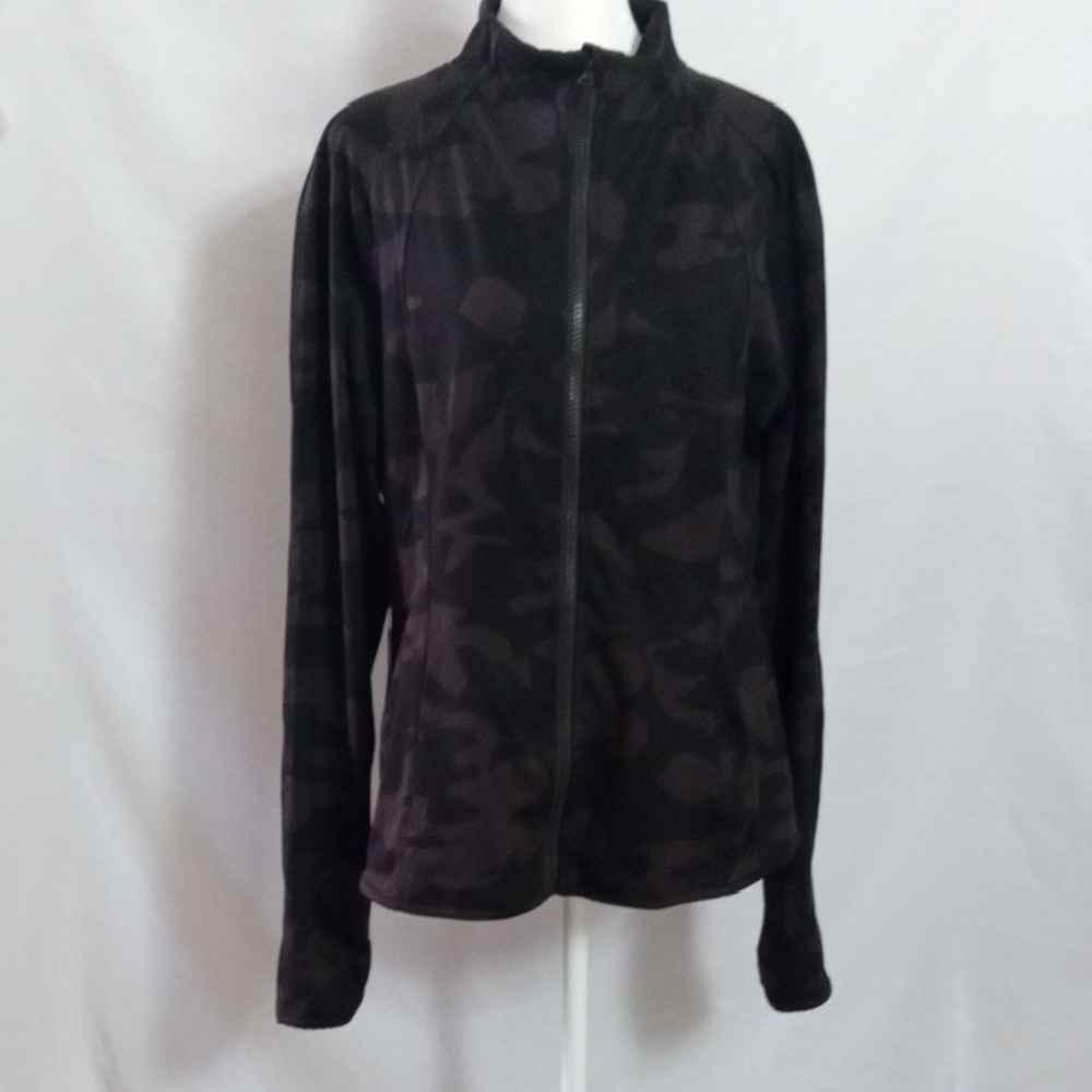 Yogalicious Define Jacket Black Camouflage Jacket